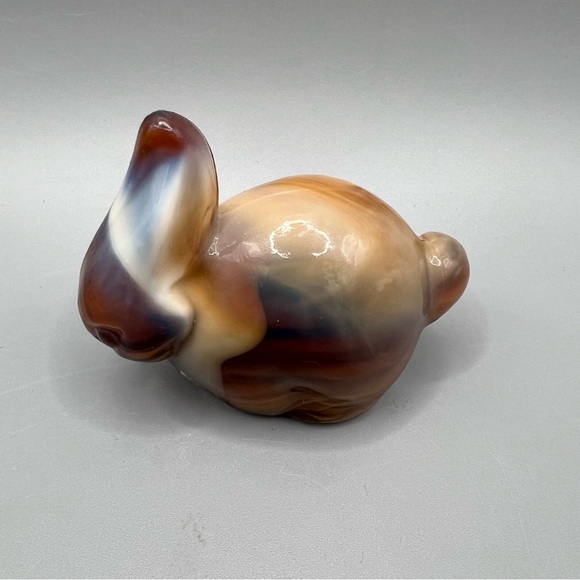 Art | Vintage Dalzell Viking Slag Glass Bunny Rabbit Z1 | Poshmark